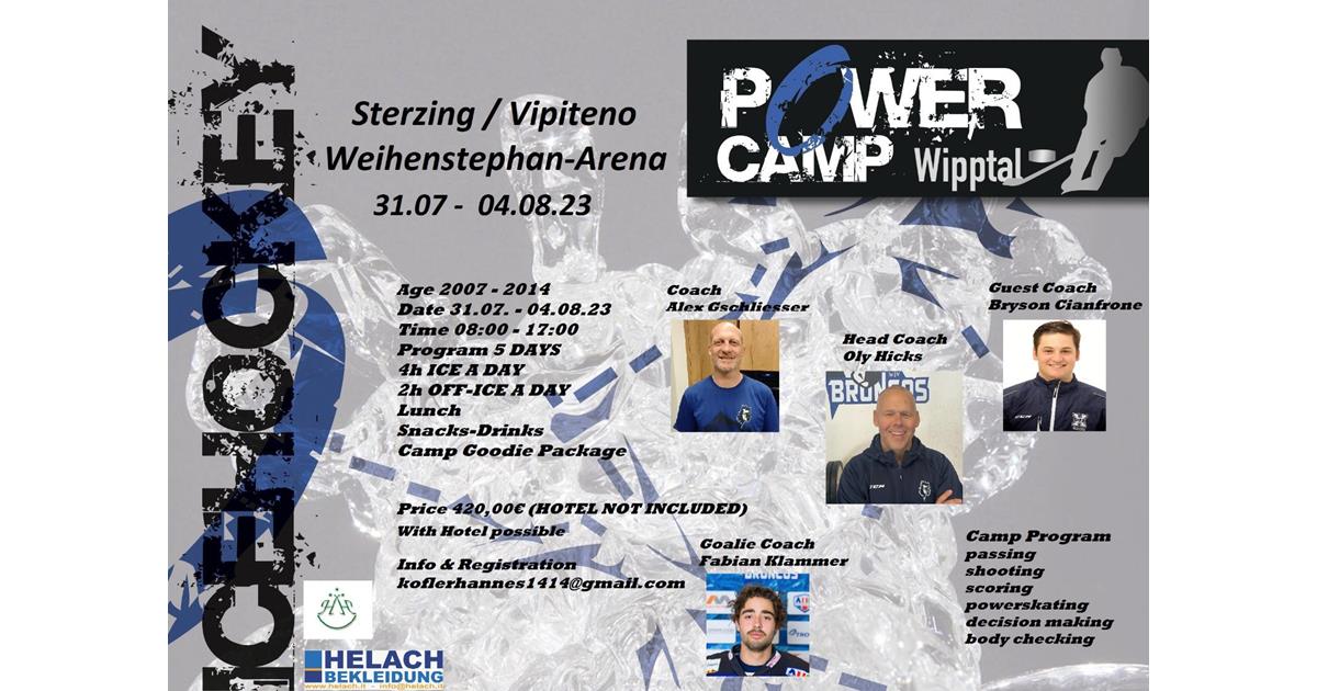 Wipptal Broncos Weihenstephan Ice Hockey Team Powercamp In Sterzing